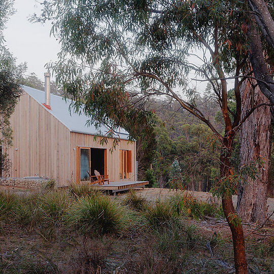 Interior photograph of Spring Beach House by Tim Clark Studio