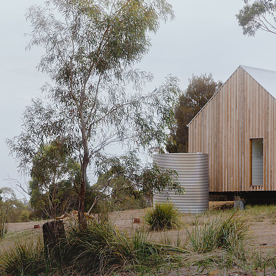 Interior photograph of Spring Beach House by Tim Clark Studio