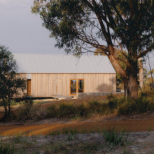 Interior photograph of Spring Beach House by Tim Clark Studio