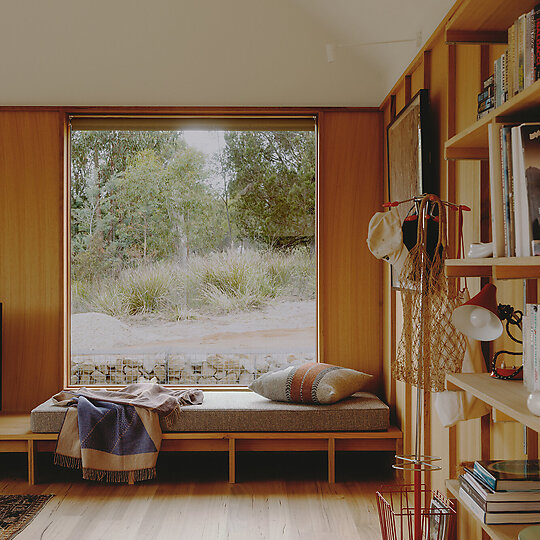 Interior photograph of Spring Beach House by Tim Clark Studio