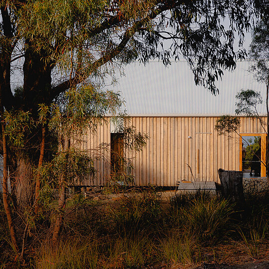 Interior photograph of Spring Beach House by Tim Clark Studio