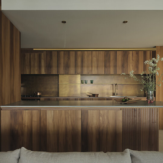 Interior photograph of Inner City Apartment by Dave Wheeler
