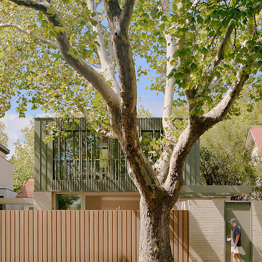 Interior photograph of Plane Tree House by Tom Ross