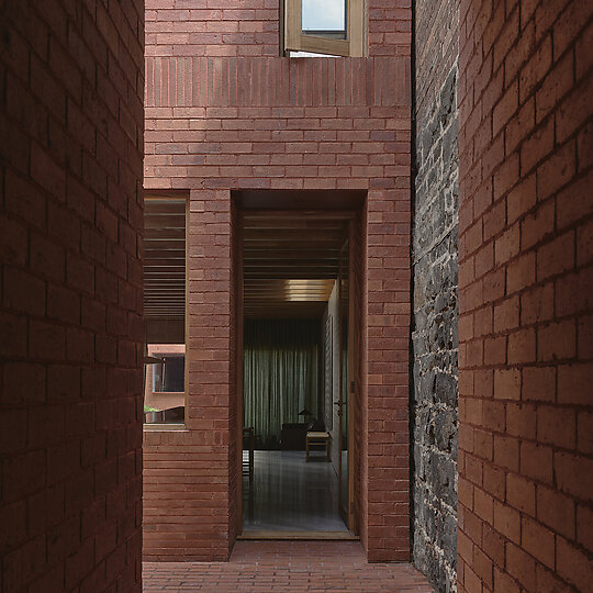 Interior photograph of Terrace House by Derek Swalwell
