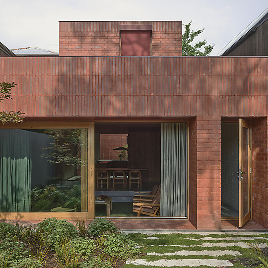 Interior photograph of Terrace House by Derek Swalwell