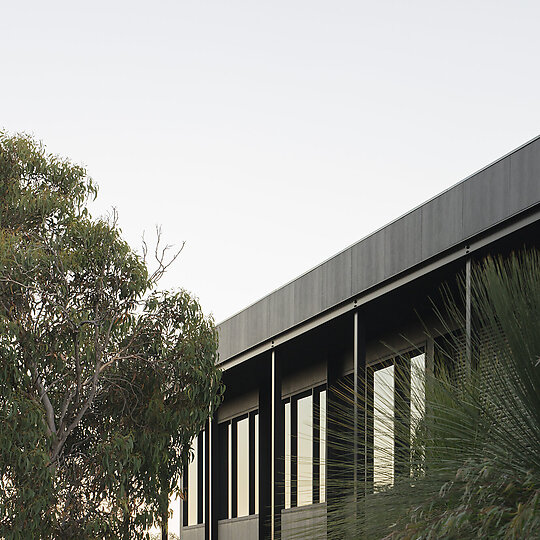 Interior photograph of Indjidup Springs House by Ben Hosking