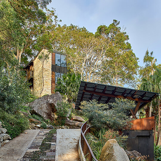 Interior photograph of Babylon House by Zella Casey Brown