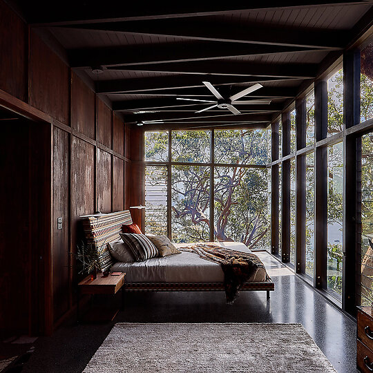 Interior photograph of Babylon House by Zella Casey Brown