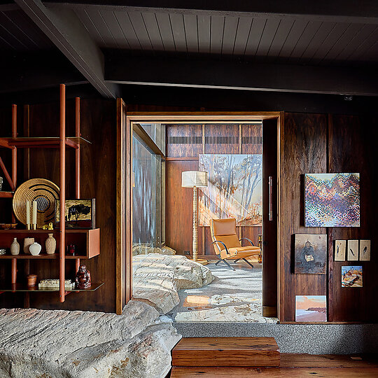 Interior photograph of Babylon House by Zella Casey Brown
