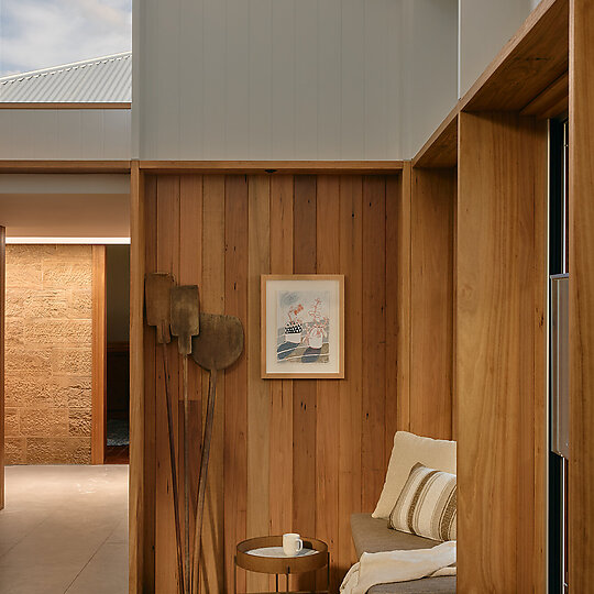 Interior photograph of Binnum Homestead by Cieran Murphy