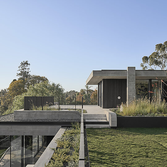 Interior photograph of Coppin Residence by Peter Clarke