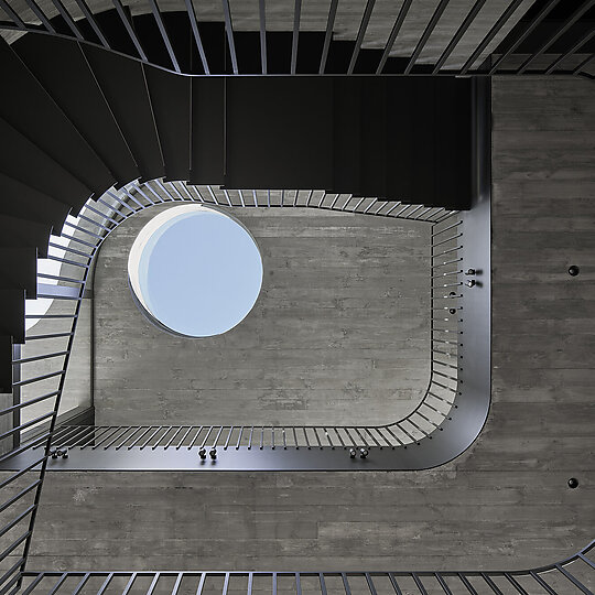 Interior photograph of Coppin Residence by Peter Clarke