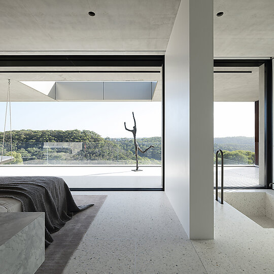 Interior photograph of Perch House by Tom Ferguson Photography