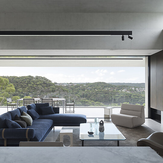Interior photograph of Perch House by Tom Ferguson Photography