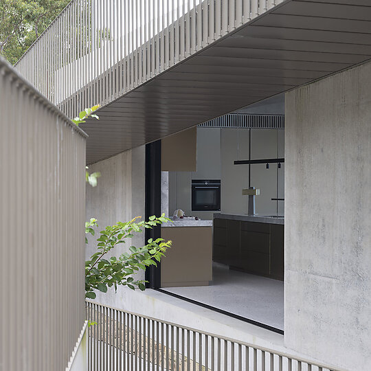 Interior photograph of Perch House by Tom Ferguson Photography