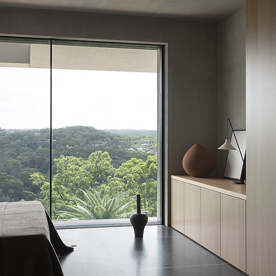 Interior photograph of Perch House by Tom Ferguson Photography