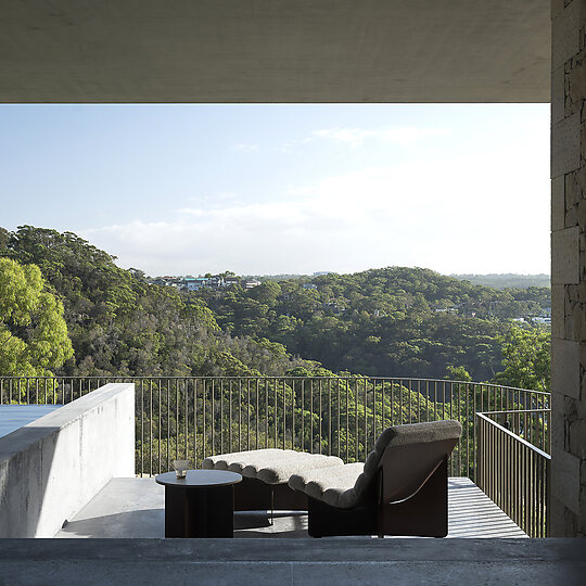 Interior photograph of Perch House by Tom Ferguson Photography