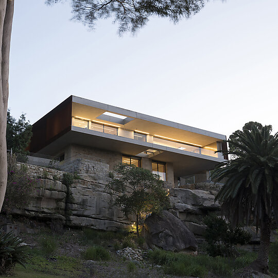 Interior photograph of Perch House by Tom Ferguson Photography