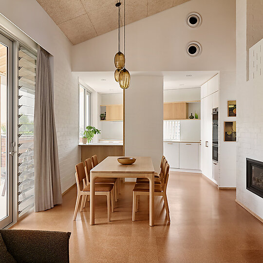 Interior photograph of Broome Street House by Jack Lovel