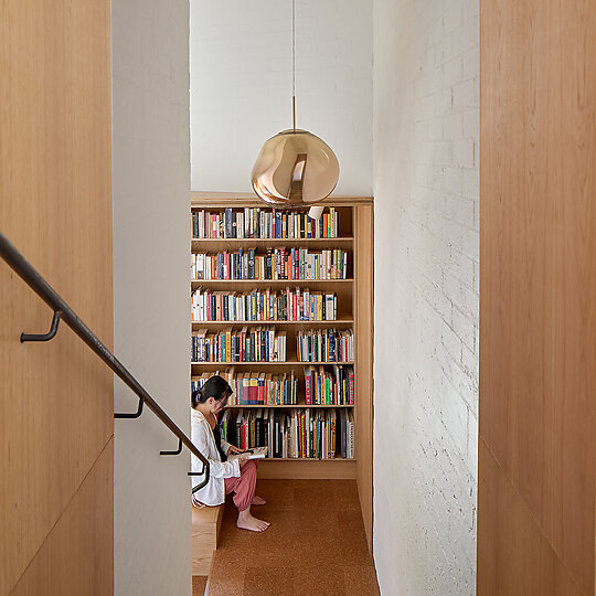 Interior photograph of Broome Street House by Jack Lovel