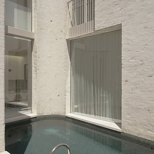 Interior photograph of Hopetoun Residence by Sean Fennessy