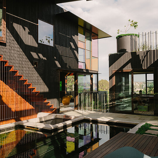 Interior photograph of Holocene House by Renata Dominik