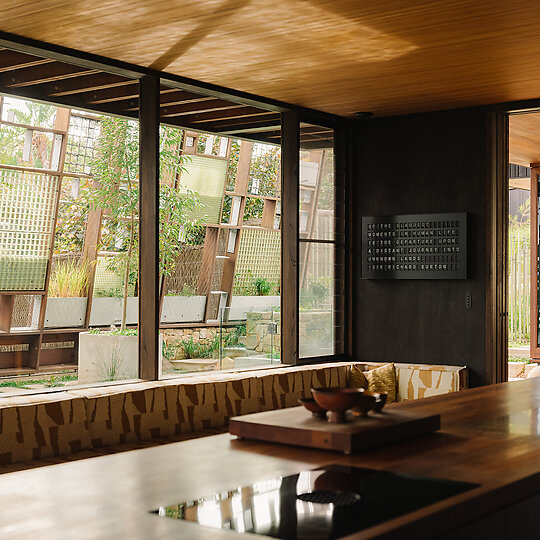 Interior photograph of Holocene House by Renata Dominik