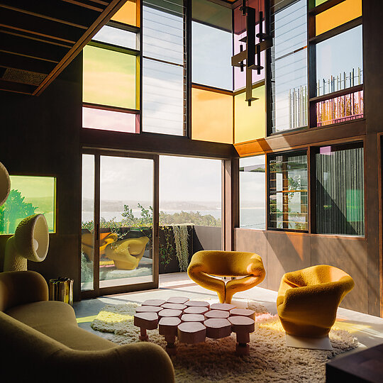 Interior photograph of Holocene House by Renata Dominik