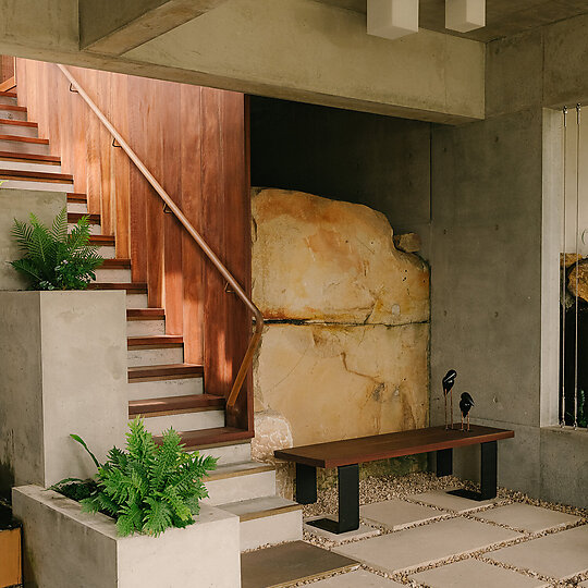Interior photograph of Holocene House by Renata Dominik