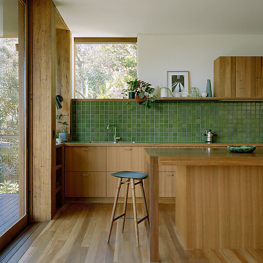 Interior photograph of Cloaked House by Clinton Weaver