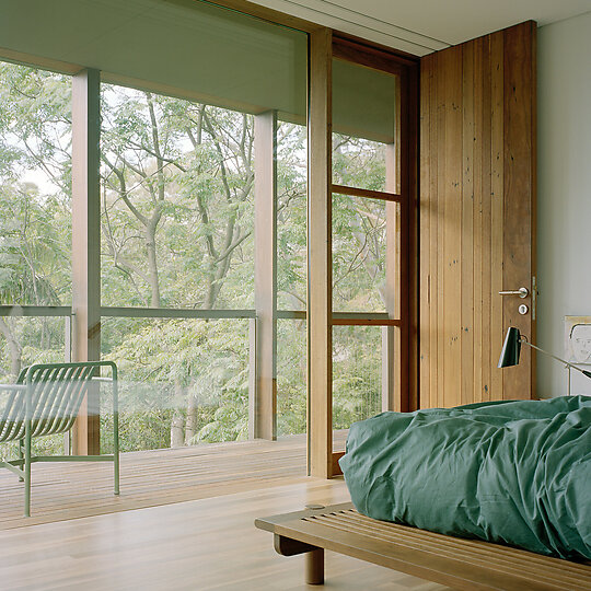 Interior photograph of Cloaked House by Clinton Weaver