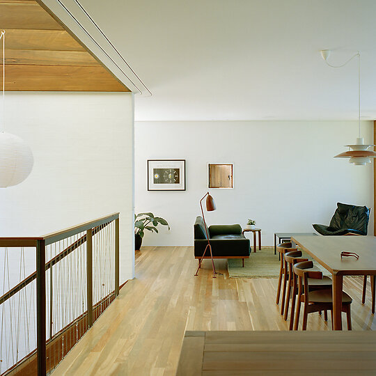 Interior photograph of Cloaked House by Clinton Weaver