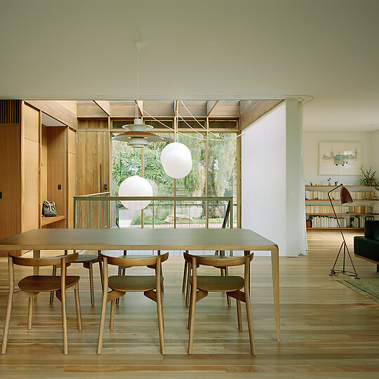 Interior photograph of Cloaked House by Clinton Weaver