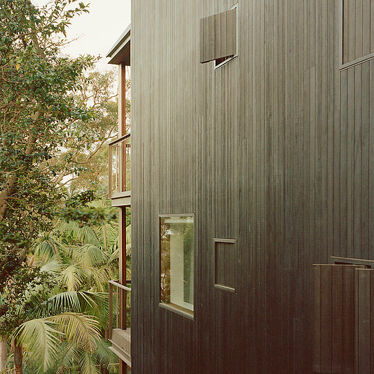 Interior photograph of Cloaked House by Clinton Weaver