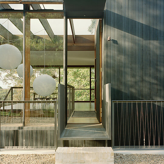 Interior photograph of Cloaked House by Clinton Weaver
