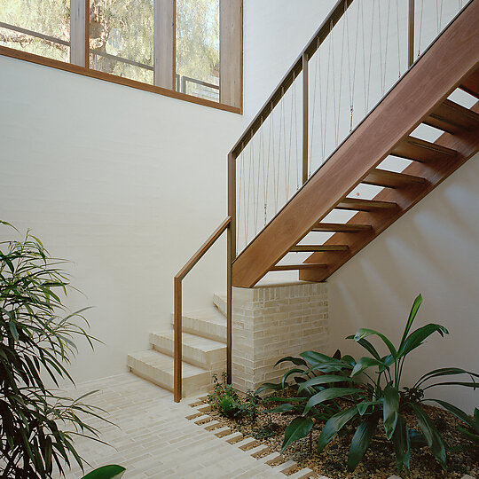Interior photograph of Cloaked House by Clinton Weaver