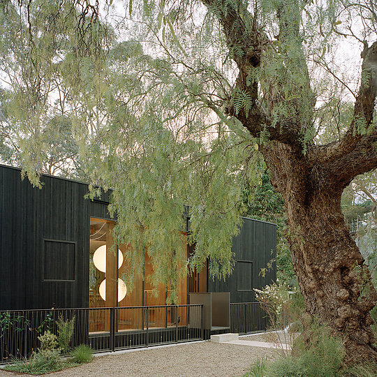 Interior photograph of Cloaked House by Clinton Weaver