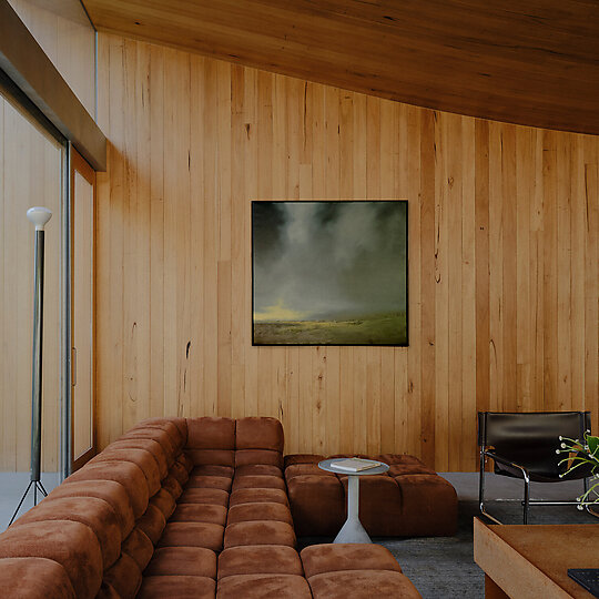 Interior photograph of Harvest House by Tom Ross