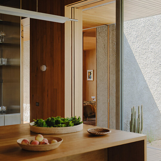 Interior photograph of Harvest House by Tom Ross