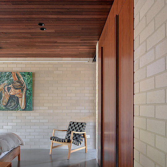Interior photograph of Batten House by Ben Guthrie