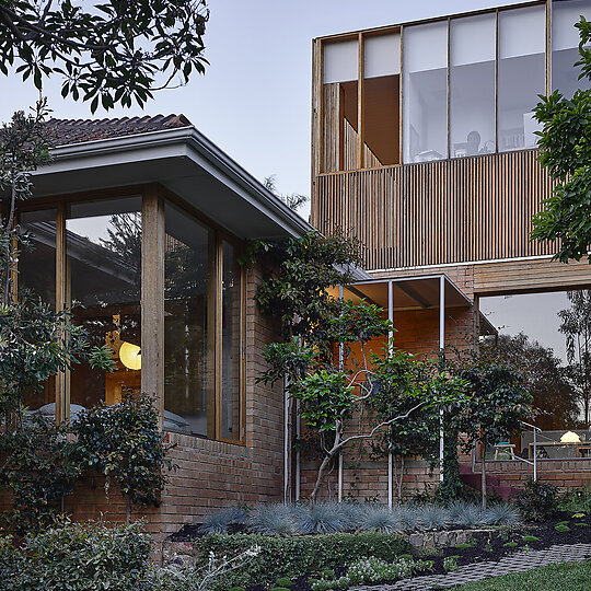 Interior photograph of Park St House by Derek Swalwell