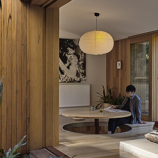 Interior photograph of Park St House by Derek Swalwell