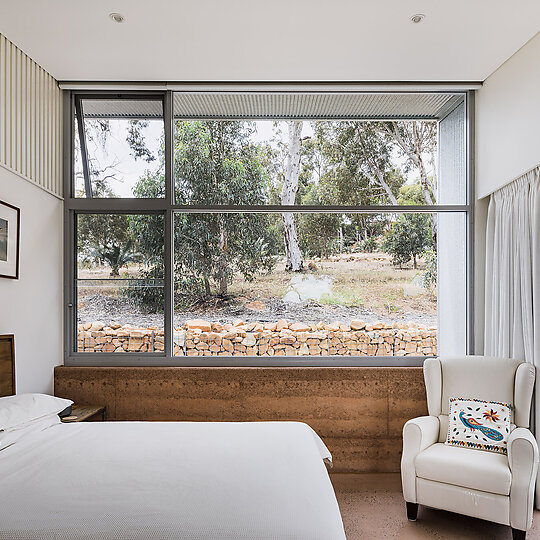 Interior photograph of Rapid Close House by Nicholas Putrasia