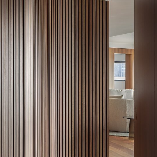 Interior photograph of Horizon Apartment by Katherine Lu