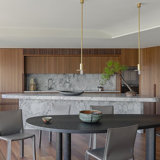 Interior photograph of Horizon Apartment by Katherine Lu