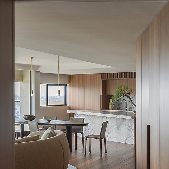 Interior photograph of Horizon Apartment by Katherine Lu