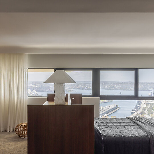 Interior photograph of Horizon Apartment by Katherine Lu