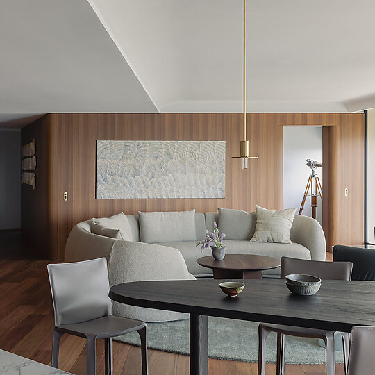 Interior photograph of Horizon Apartment by Katherine Lu