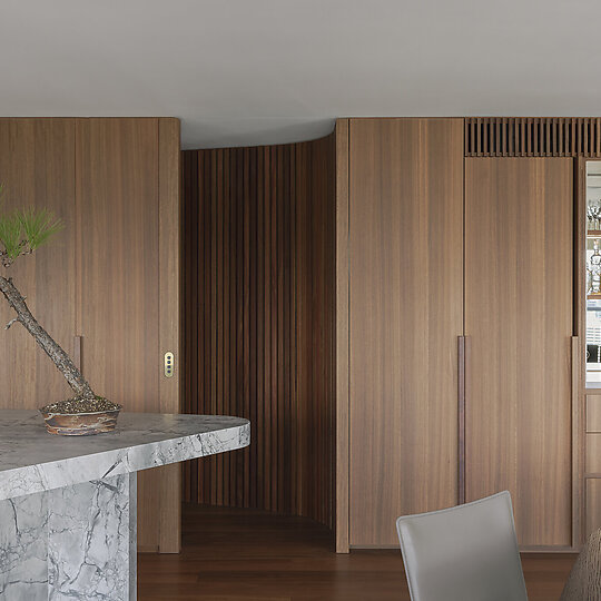 Interior photograph of Horizon Apartment by Katherine Lu