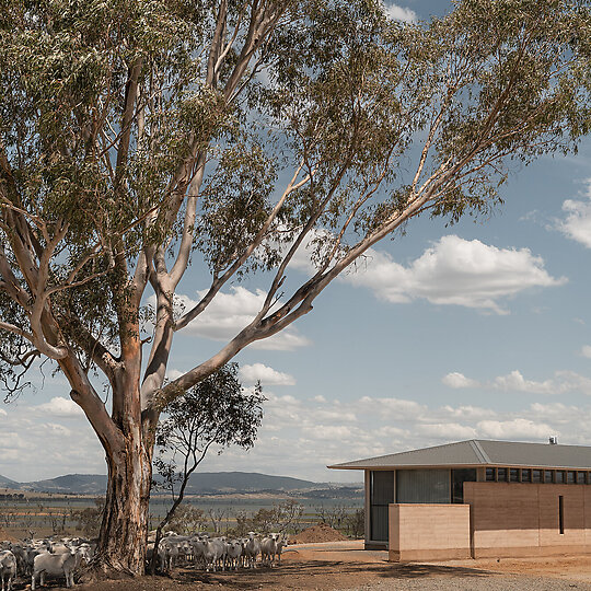 Interior photograph of Table Top House by Threefold Studio